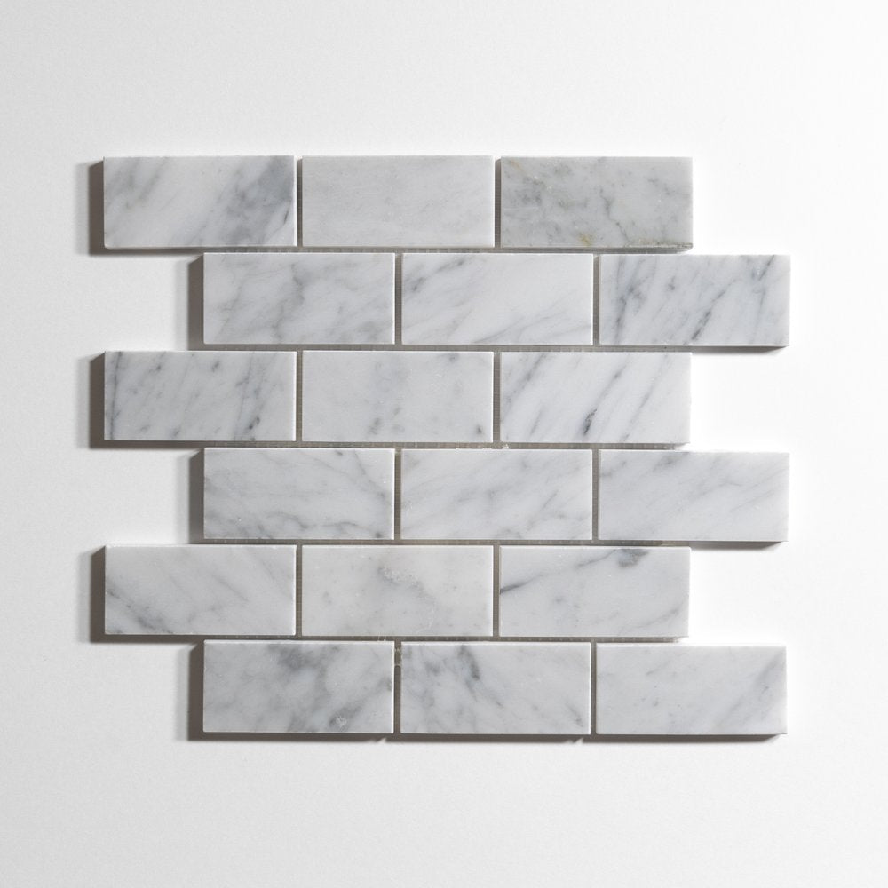 Venatino Carrara 2" x 4" Brick