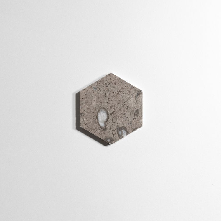 Sage Gray 5" Hexagon