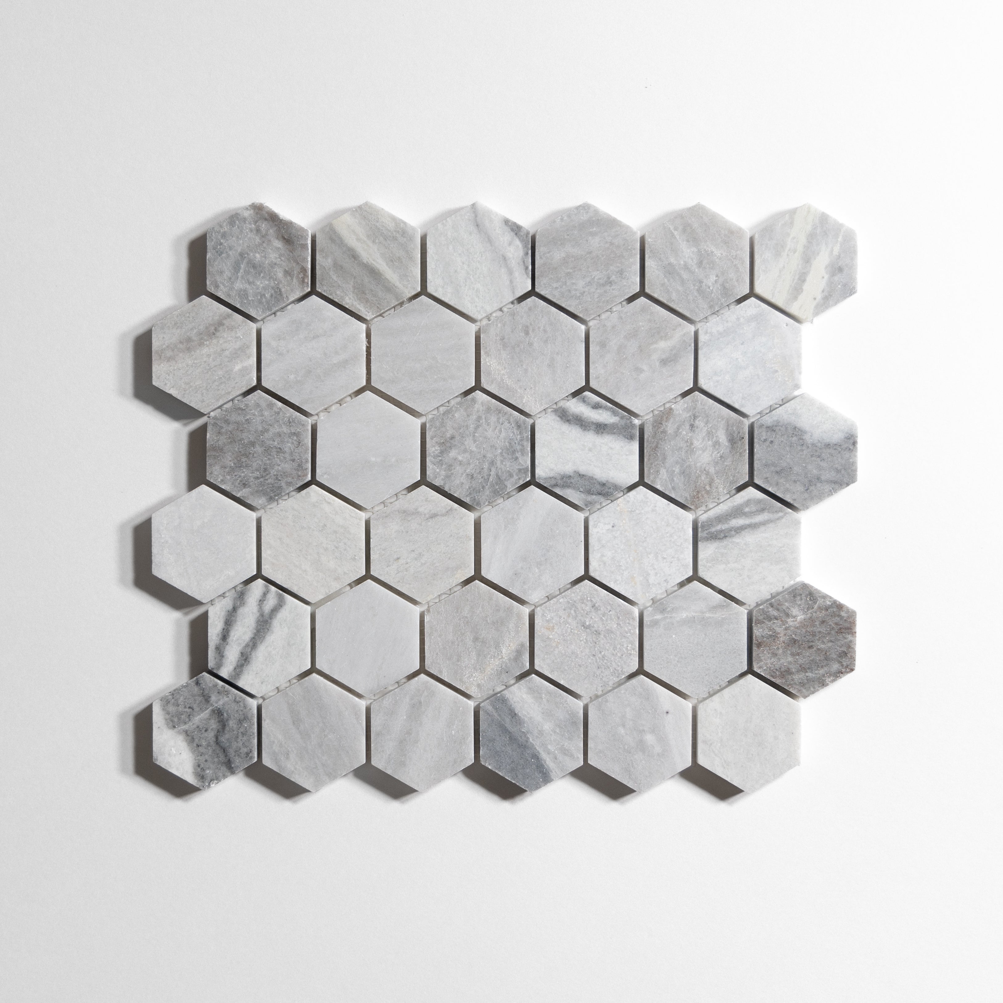 Silver Mist  Hexagon