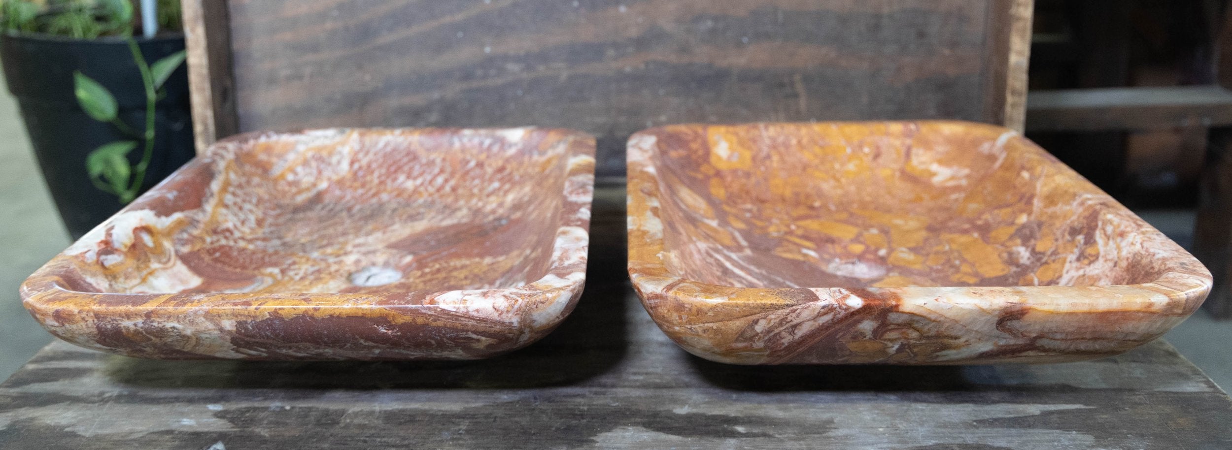 Red Onyx Vessels